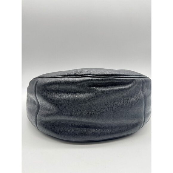 BY FAR Maxi Cush 100% cowhide leather large shoulder bag + Dust bag BLACK - Picture 8 of 11